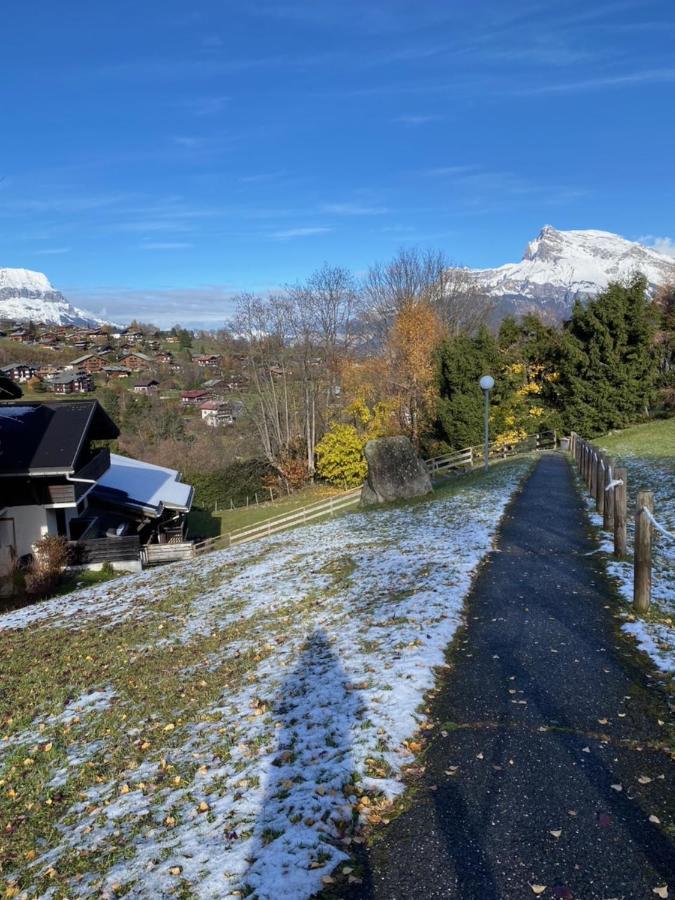 Megeve Le Sapin Bat A Appartement Buitenkant foto